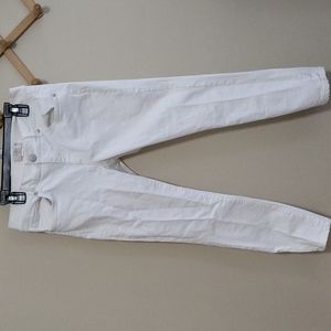 Loft white skinny jeans